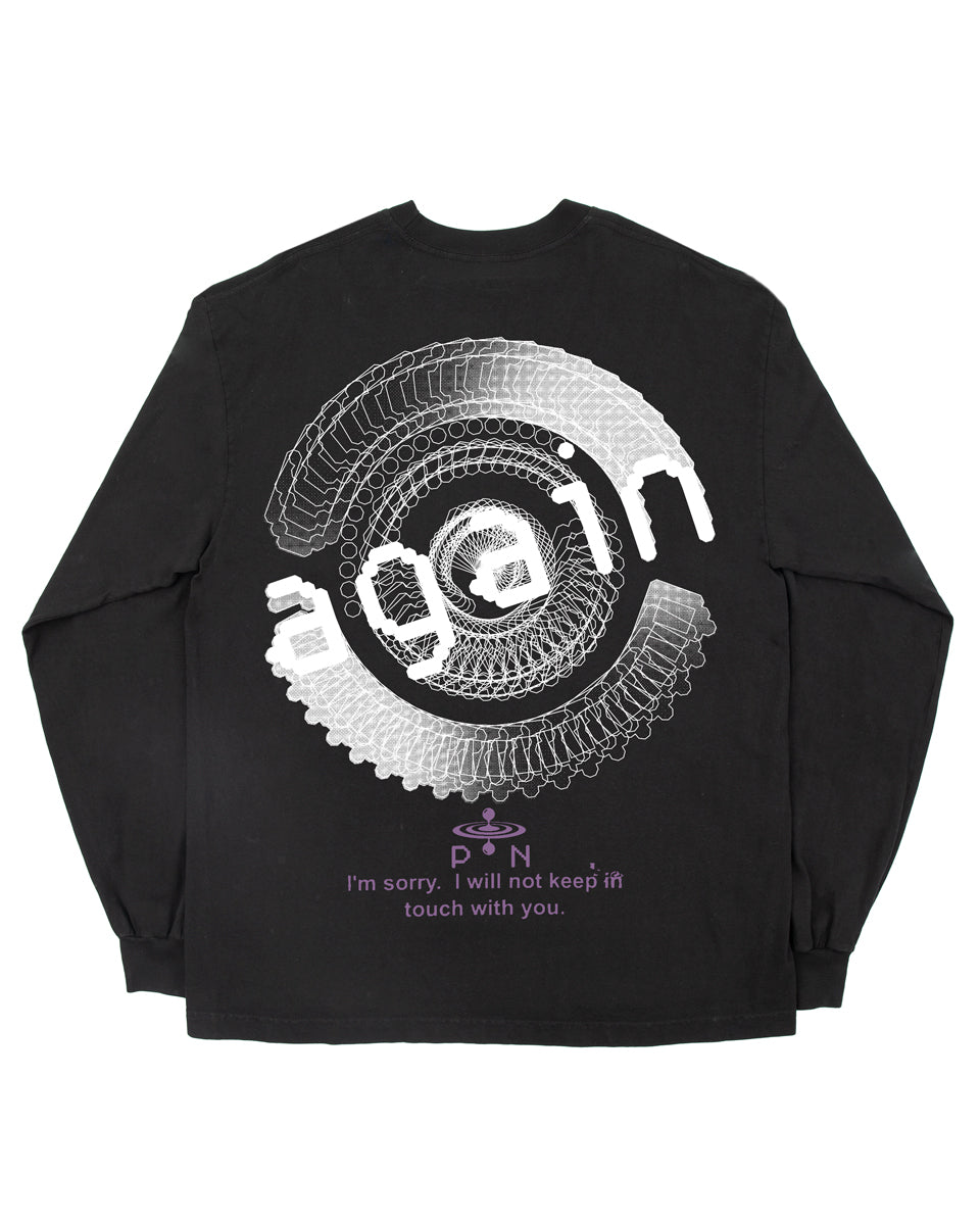 A Barely Lit Path Black Longsleeve Tee