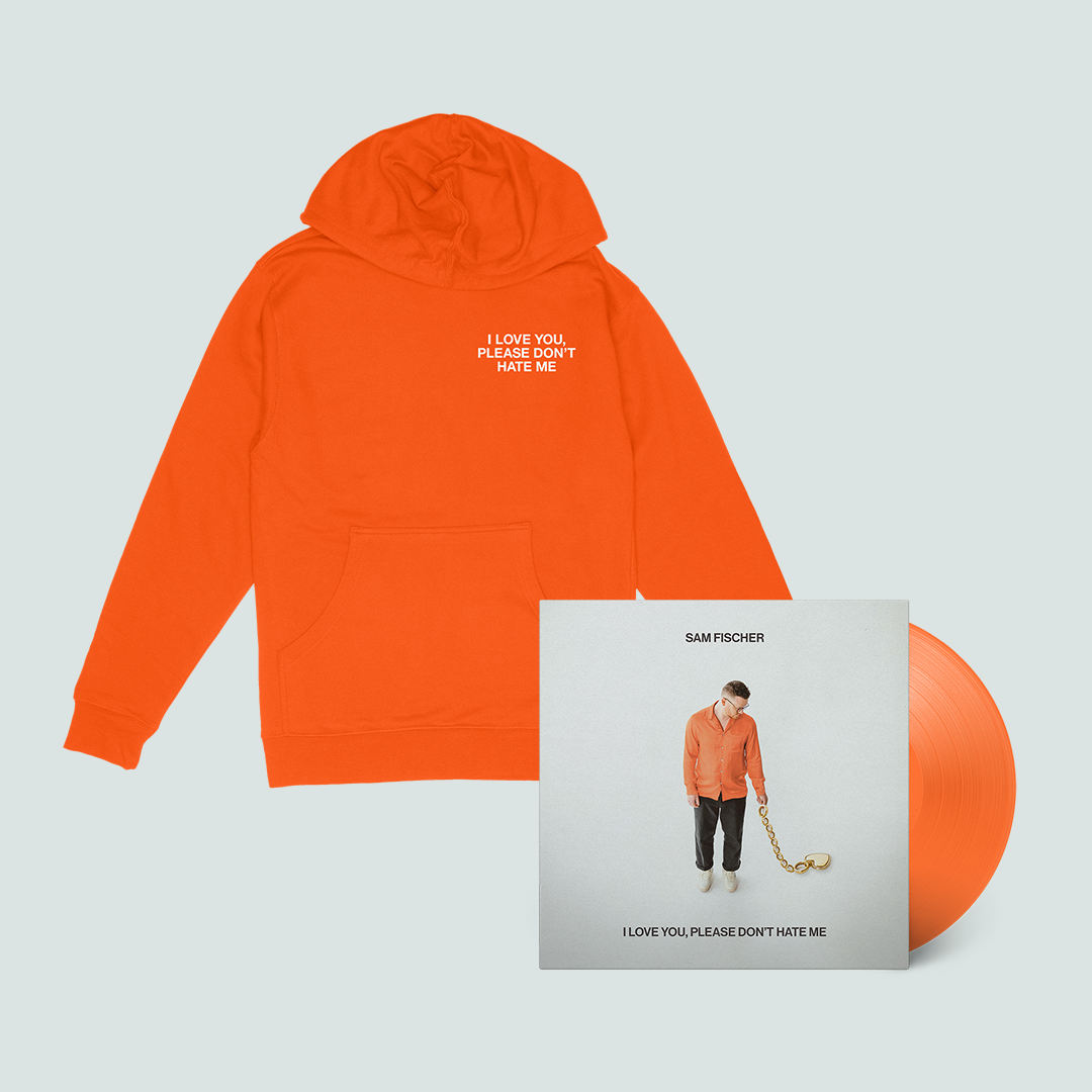 I Love You, Please Don't Hate Me | Orange Hoodie + Choice Of Format