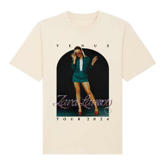 Zara Larsson | UK & EU 2024 Ecru Venus Tour T-Shirt