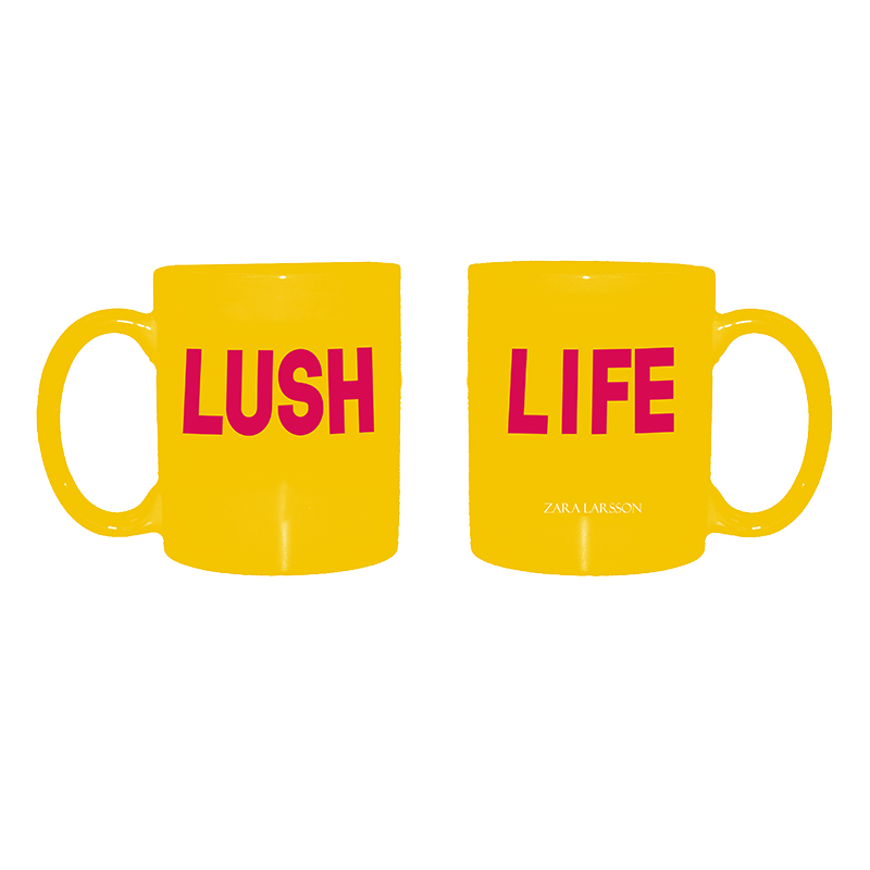 Lush Life Yellow Mug