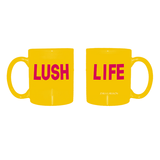Lush Life Yellow Mug