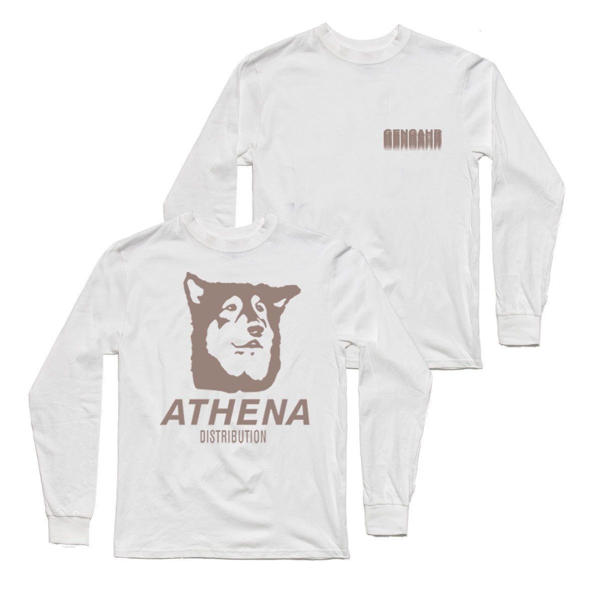 Athena Long Sleeve White Tee