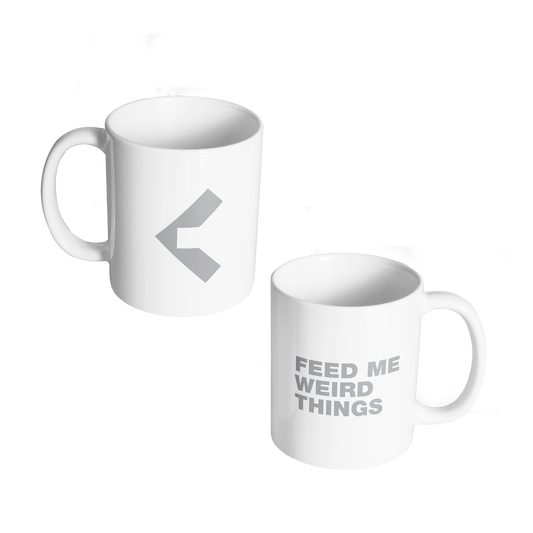 Feed Me Weird Things Mug